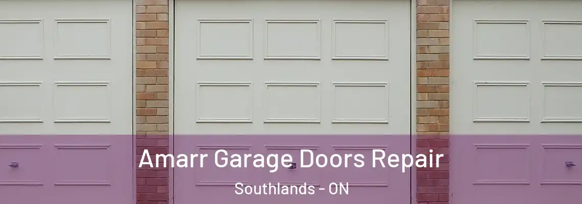 Amarr Garage Doors Repair Southlands - ON