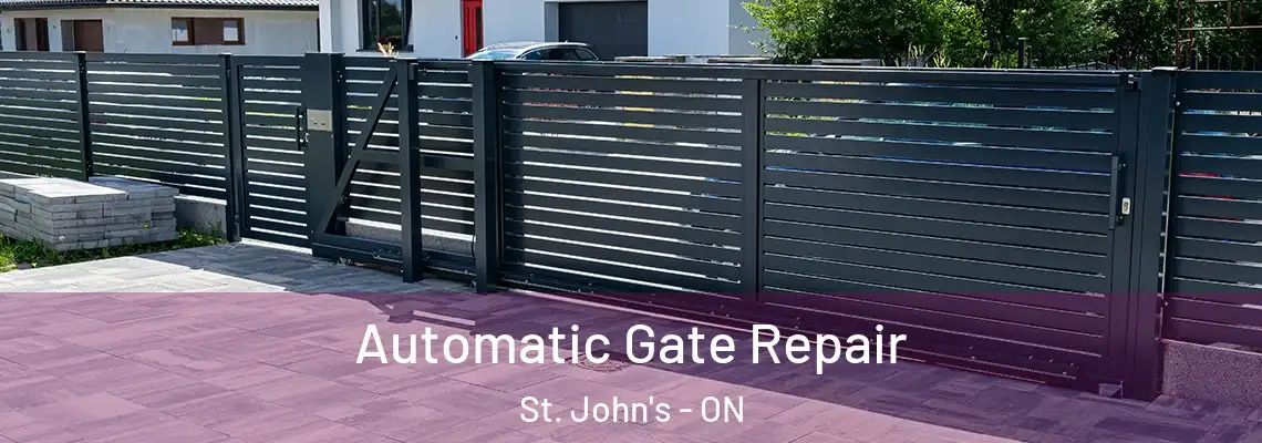 Automatic Gate Repair St. John's - ON