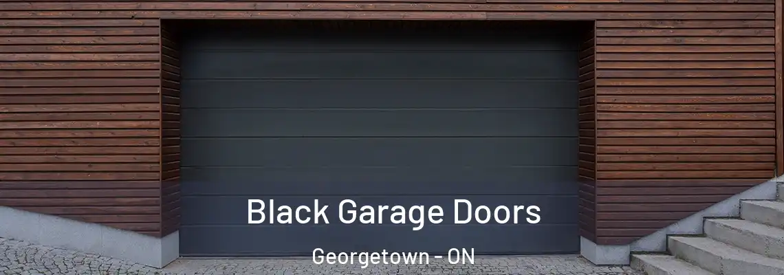 Black Garage Doors Georgetown - ON