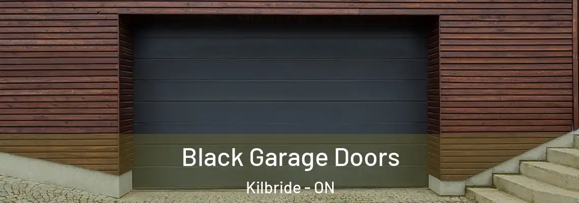 Black Garage Doors Kilbride - ON