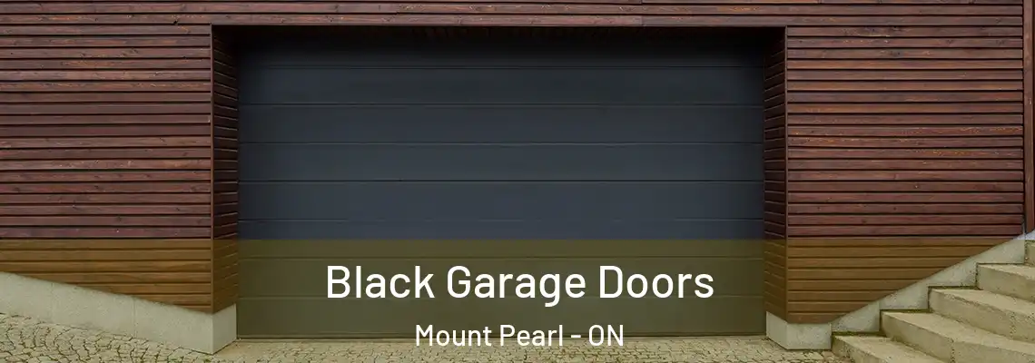 Black Garage Doors Mount Pearl - ON