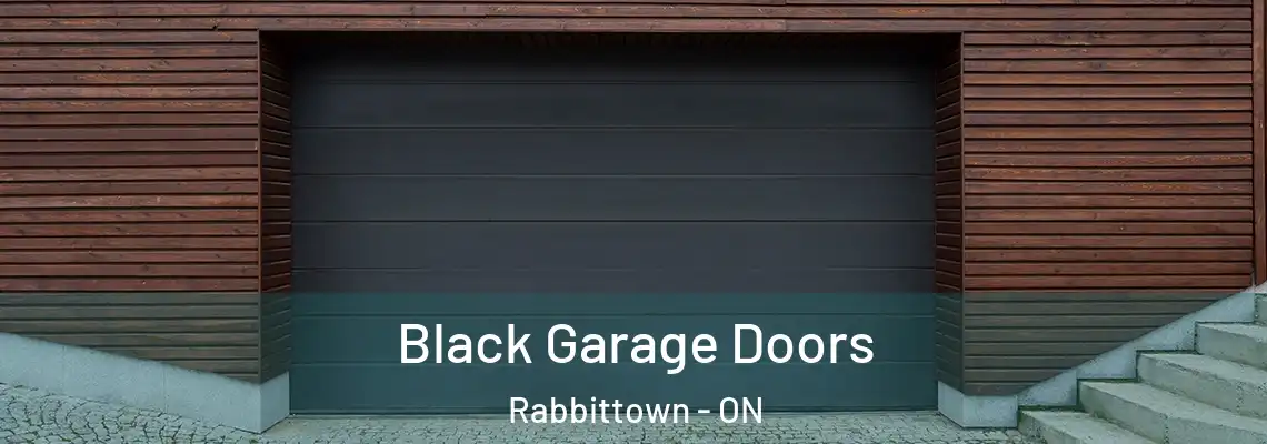 Black Garage Doors Rabbittown - ON