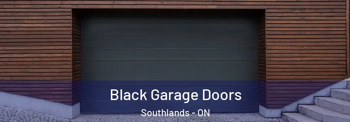 Black Garage Doors Southlands - ON
