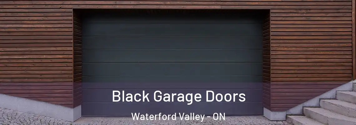 Black Garage Doors Waterford Valley - ON