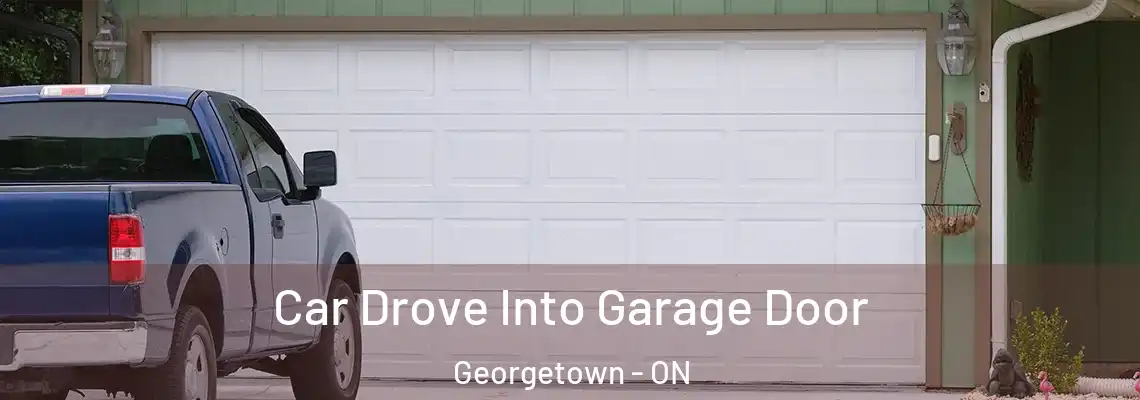 Car Drove Into Garage Door Georgetown - ON