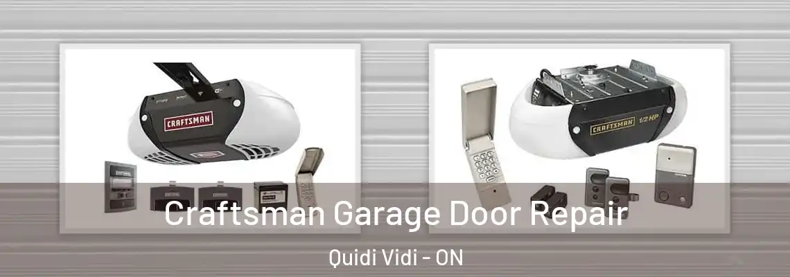Craftsman Garage Door Repair Quidi Vidi - ON
