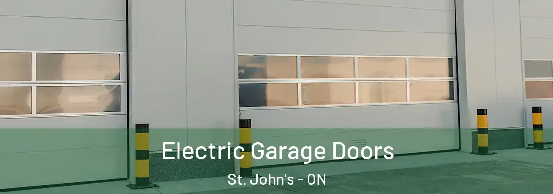 Electric Garage Doors St. John's - ON
