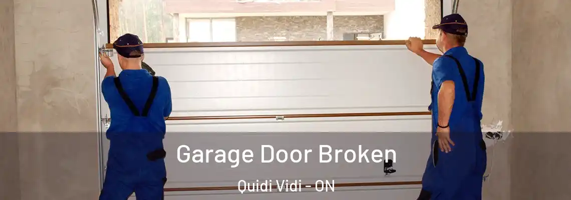 Garage Door Broken Quidi Vidi - ON