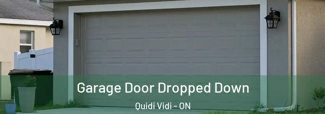Garage Door Dropped Down Quidi Vidi - ON