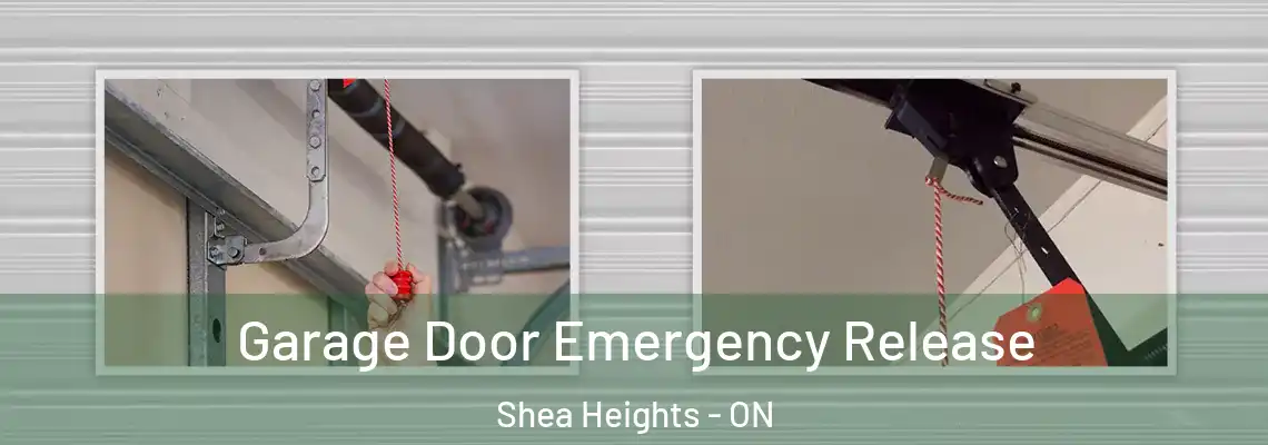 Garage Door Emergency Release Shea Heights - ON