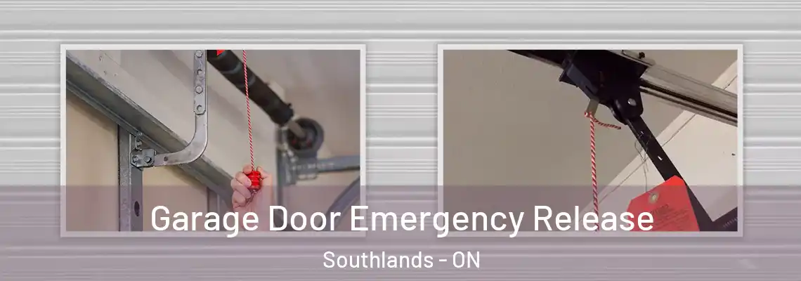 Garage Door Emergency Release Southlands - ON