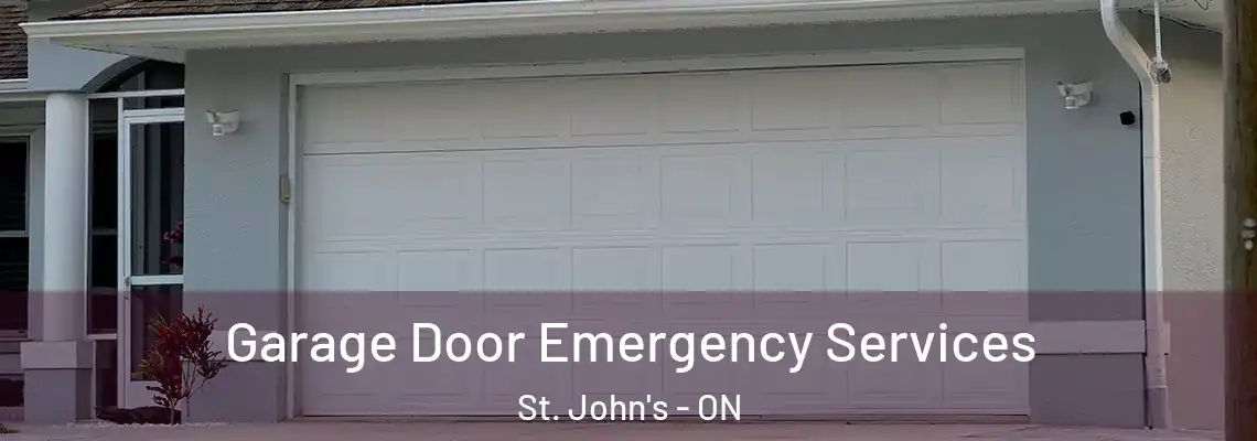 Garage Door Emergency Services St. John's - ON