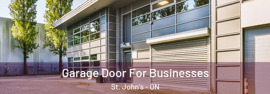 Garage Door For Businesses St. John's - ON