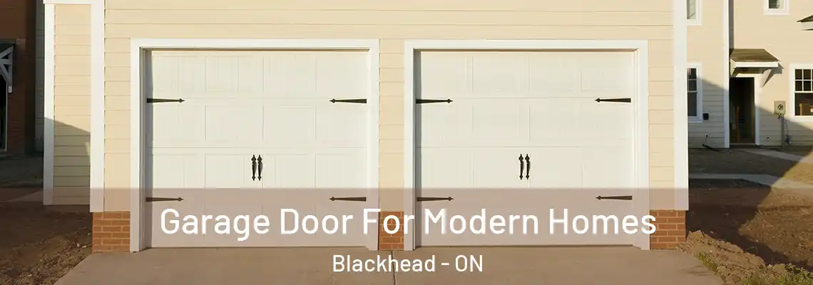 Garage Door For Modern Homes Blackhead - ON