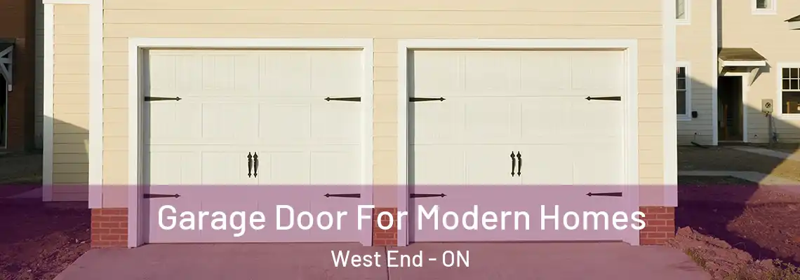 Garage Door For Modern Homes West End - ON