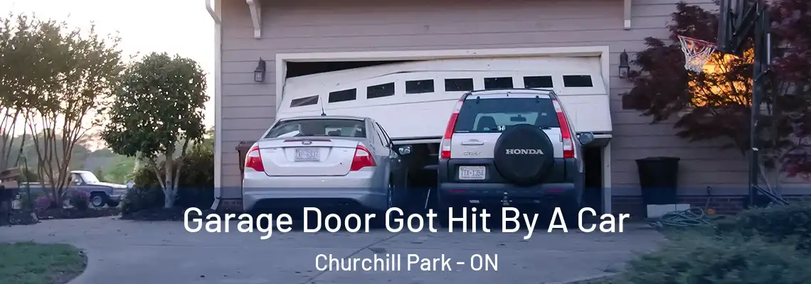 Garage Door Got Hit By A Car Churchill Park - ON