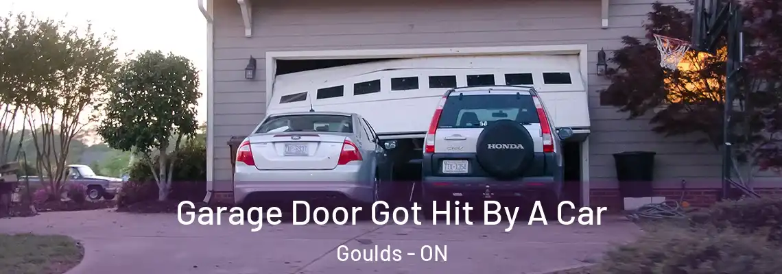 Garage Door Got Hit By A Car Goulds - ON
