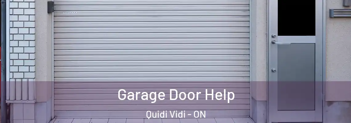 Garage Door Help Quidi Vidi - ON