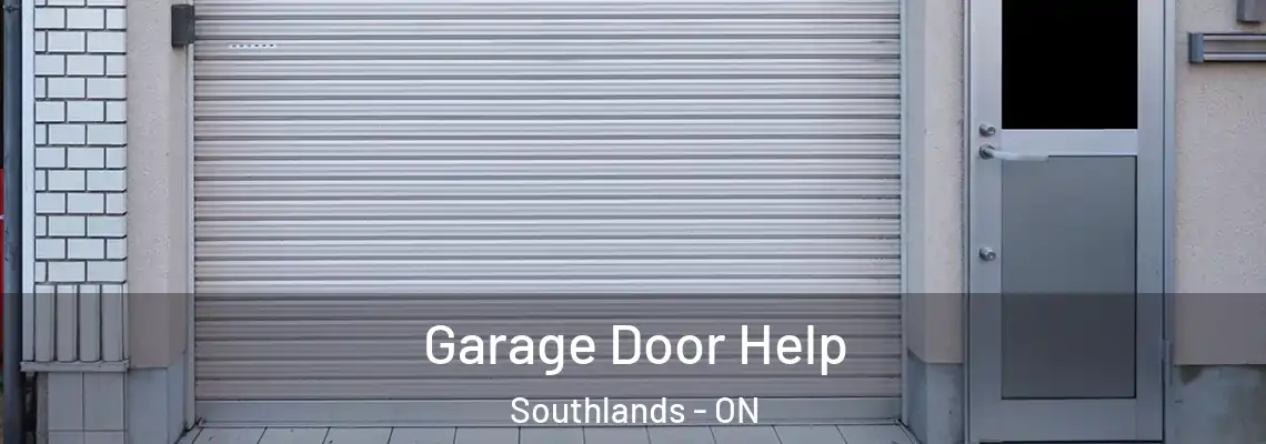 Garage Door Help Southlands - ON