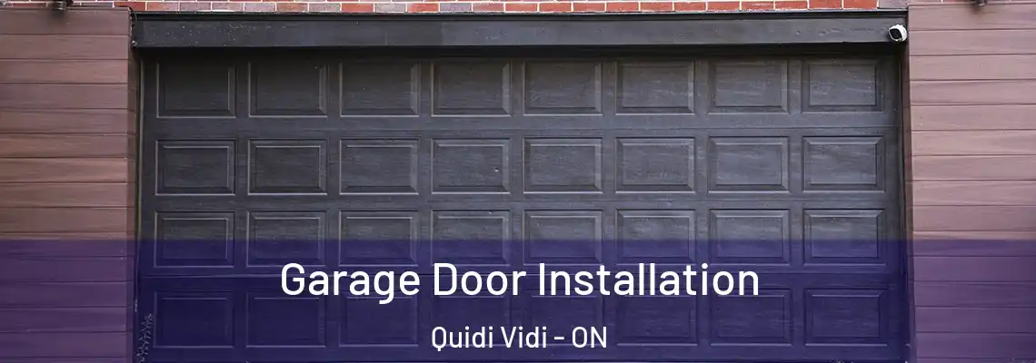 Garage Door Installation Quidi Vidi - ON
