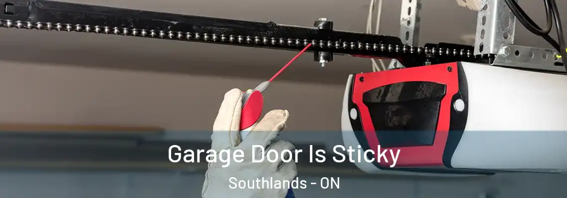 Garage Door Is Sticky Southlands - ON