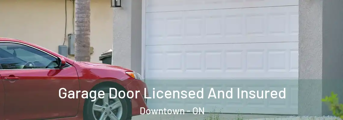 Garage Door Licensed And Insured Downtown - ON