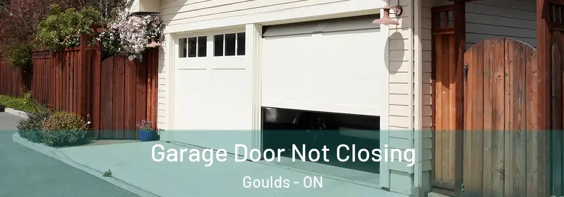 Garage Door Not Closing Goulds - ON