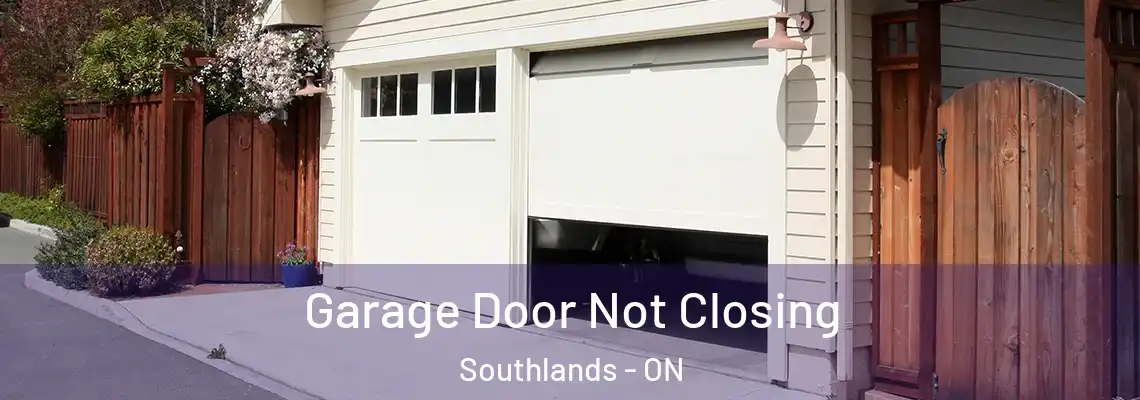 Garage Door Not Closing Southlands - ON