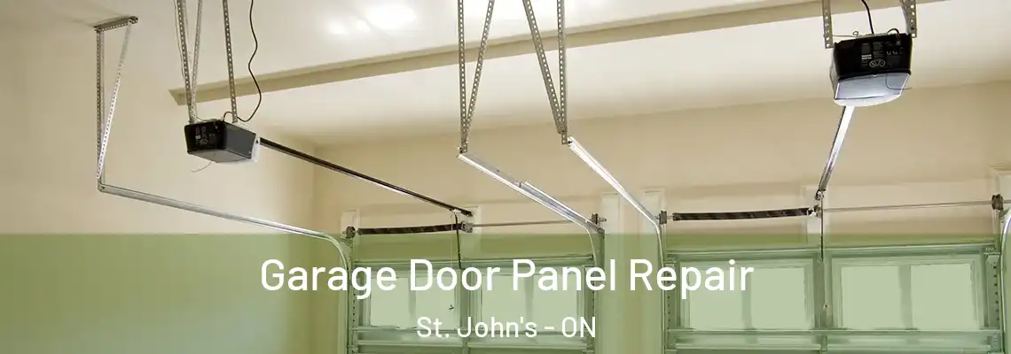 Garage Door Panel Repair St. John's - ON