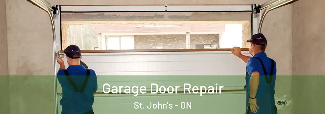 Garage Door Repair St. John's - ON