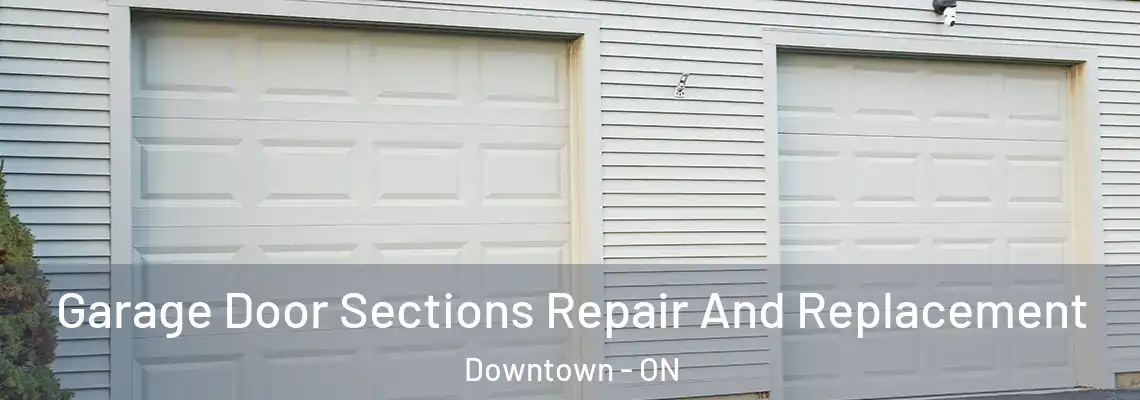 Garage Door Sections Repair And Replacement Downtown - ON