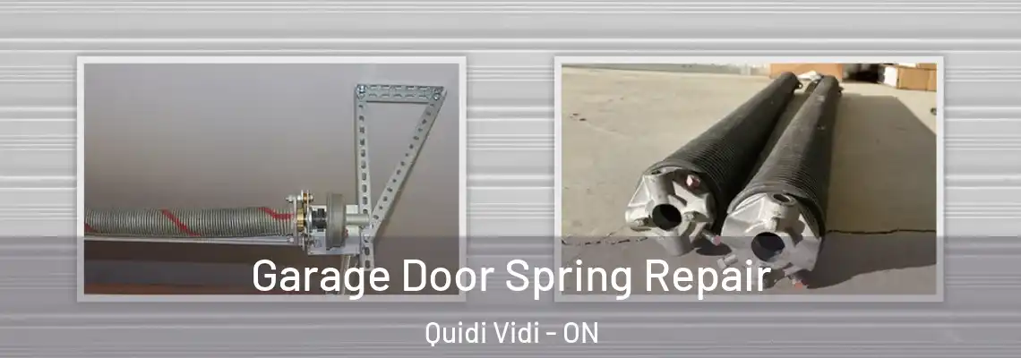 Garage Door Spring Repair Quidi Vidi - ON