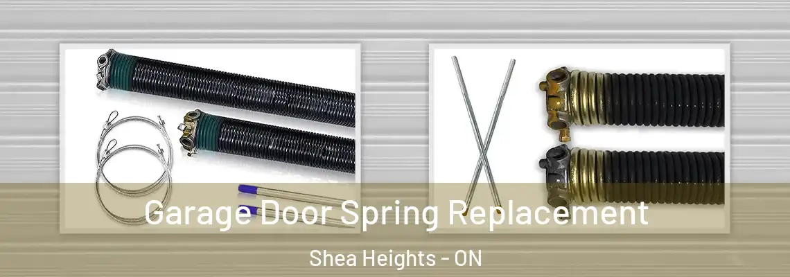 Garage Door Spring Replacement Shea Heights - ON