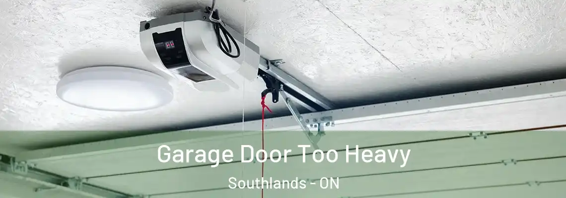 Garage Door Too Heavy Southlands - ON