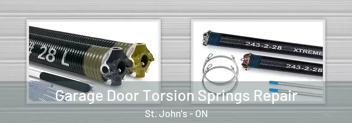 Garage Door Torsion Springs Repair St. John's - ON