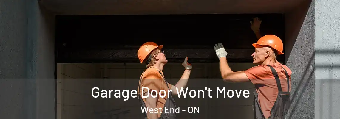 Garage Door Won't Move West End - ON