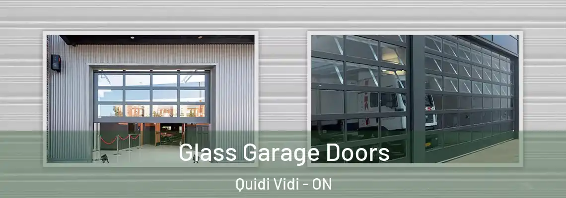 Glass Garage Doors Quidi Vidi - ON