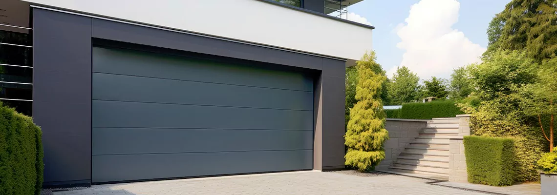 Haas Galvanized Steel Garage Door in Georgetown, ON