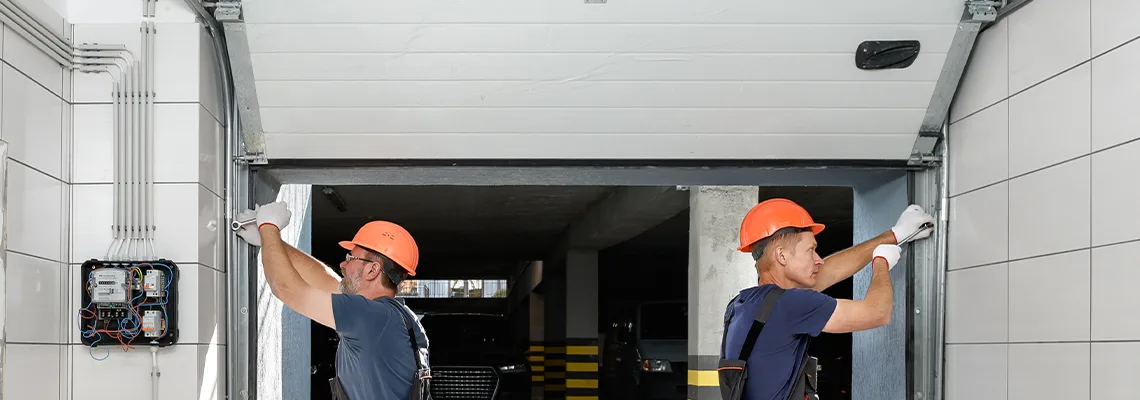 Garage Door Track Weather Stripping Repair in Georgetown, ON