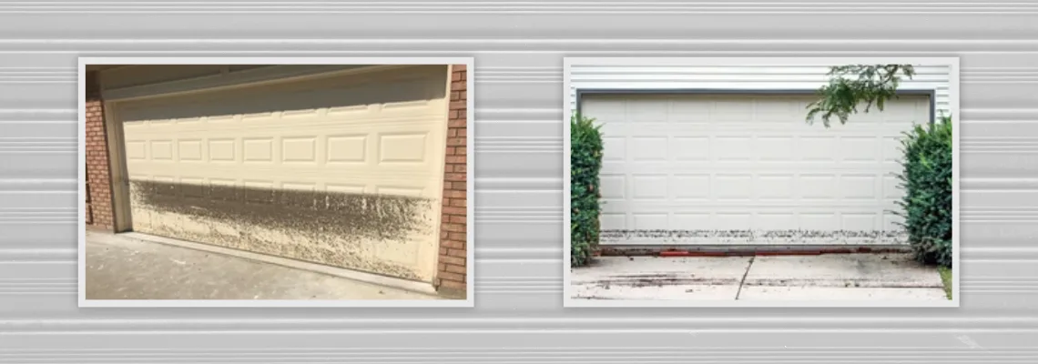 Garage Door Panel Water Damage Repair in Georgetown, ON