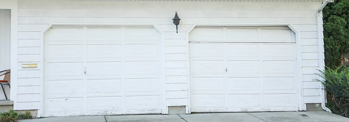 Roller Garage Door Dropped Down Replacement in Georgetown, ON