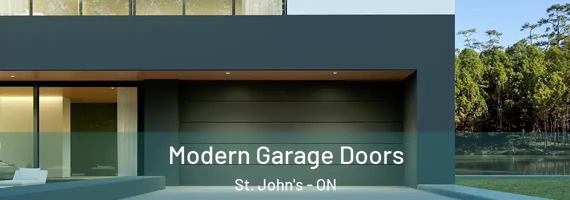 Modern Garage Doors St. John's - ON