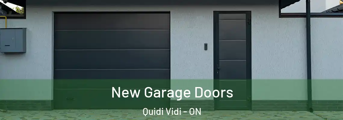 New Garage Doors Quidi Vidi - ON