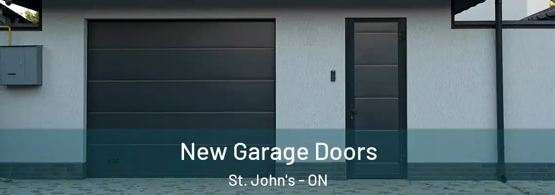 New Garage Doors St. John's - ON
