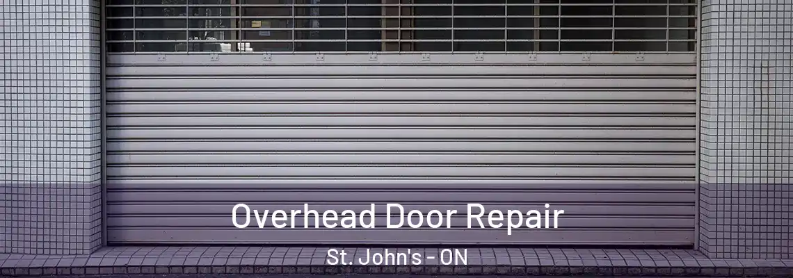 Overhead Door Repair St. John's - ON