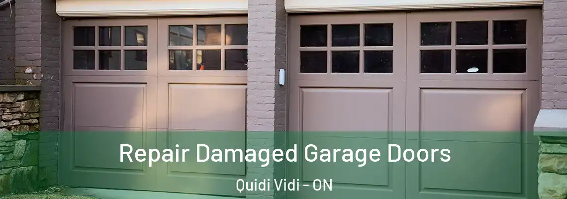 Repair Damaged Garage Doors Quidi Vidi - ON