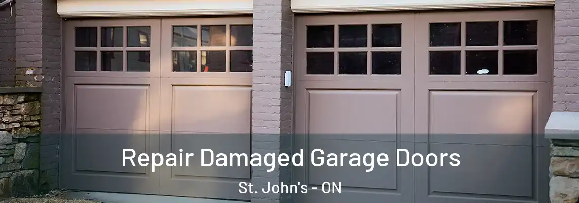 Repair Damaged Garage Doors St. John's - ON