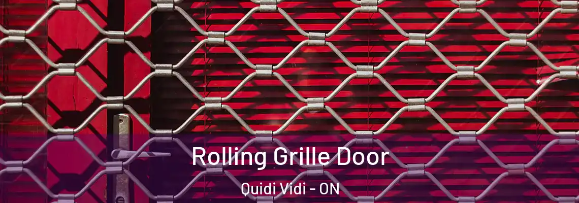 Rolling Grille Door Quidi Vidi - ON