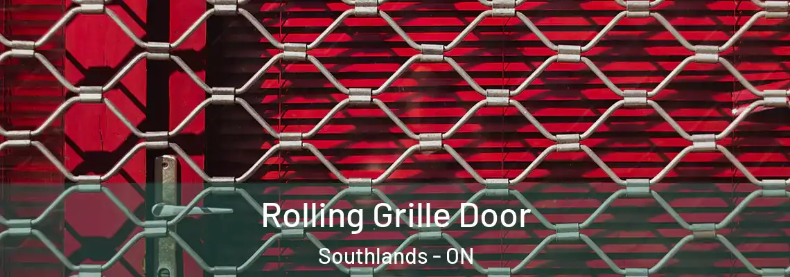 Rolling Grille Door Southlands - ON