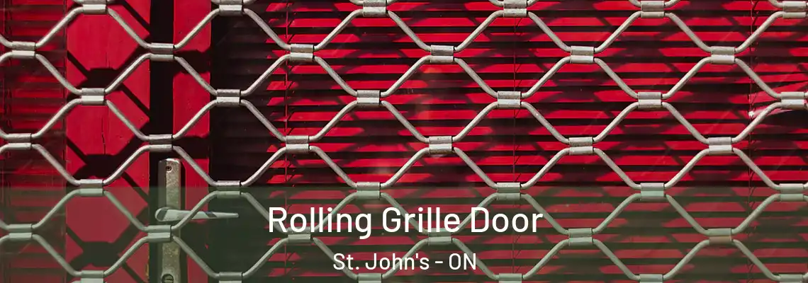 Rolling Grille Door St. John's - ON